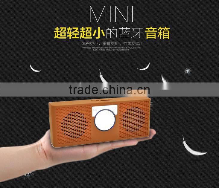 Mini Hot-selling Super Thin Bluetooth Speaker My Vision M8 Wireless Speaker Support U Disk