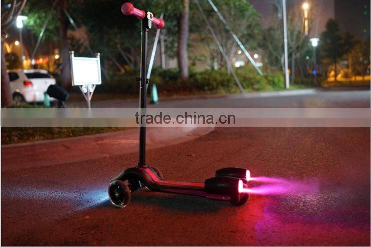 Cool Foldable Mist Spray Scooter For kids, Adjustable High Run scooter of gift for Children