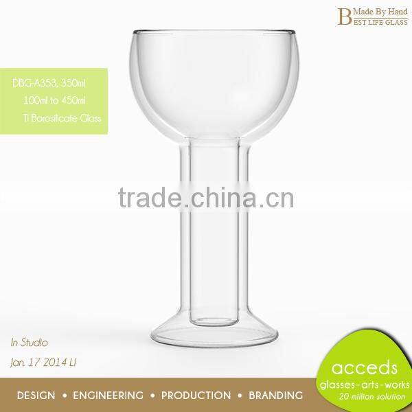 Personalized Eco-Friendly Mouth Blown Funny Beer Glass