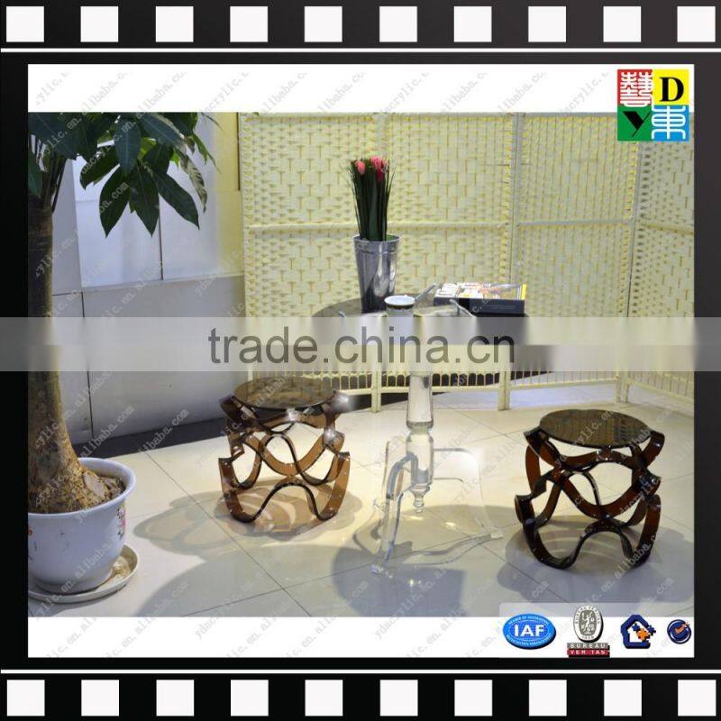 Cheap square acrylic dining table set transparent table setting chinese from china manufacturer