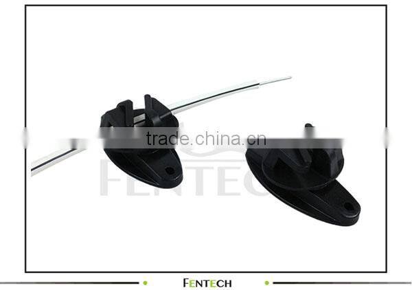 electric fence with pvc post