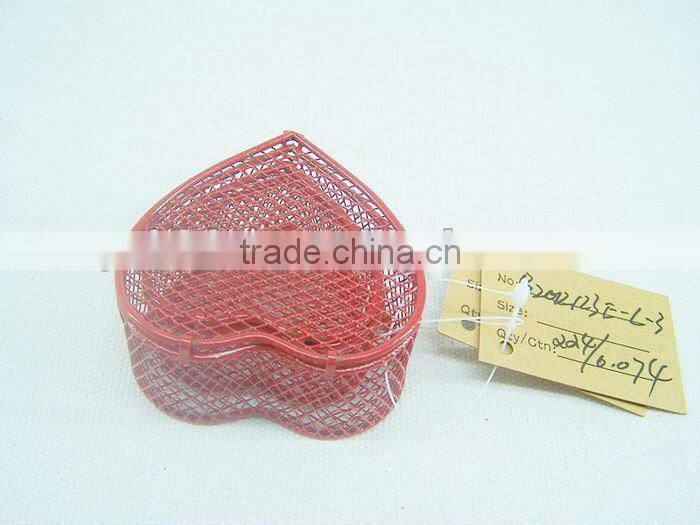 Heart Metal chocolate gift packing box for wholesale