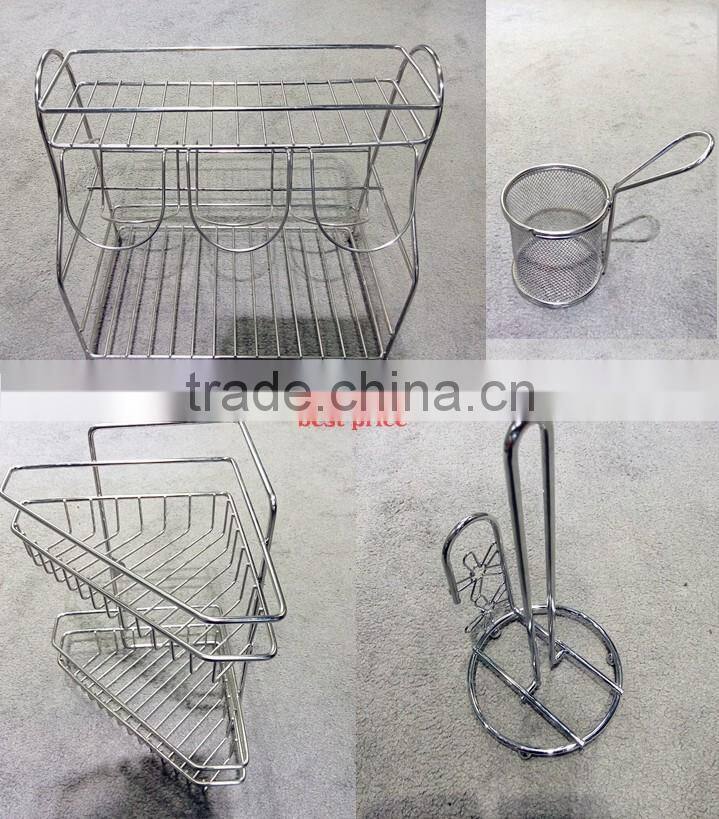 Jiangmen Factory Fashion Design Storage Metal Wire Fruit Basket hanging wire fruit basket