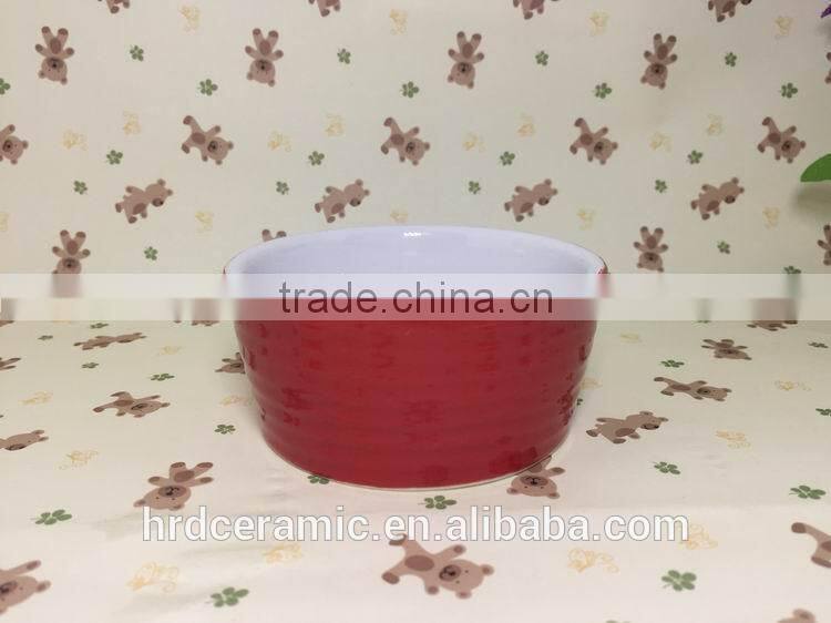Stocked Nice colorful porcelain round ceramic soup bowl