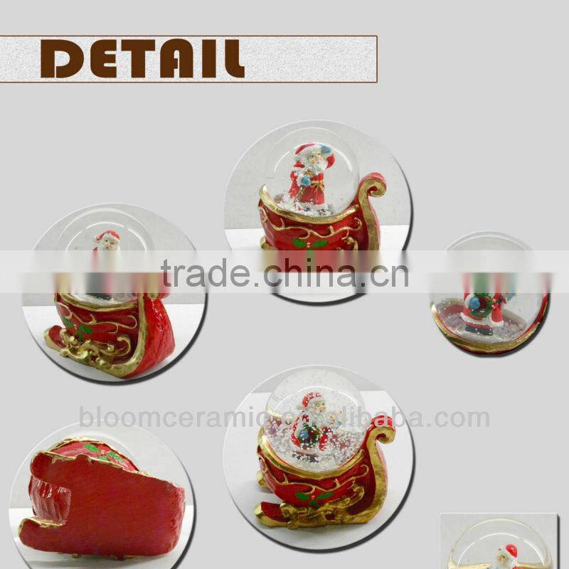 Beautiful resin water crystal ball