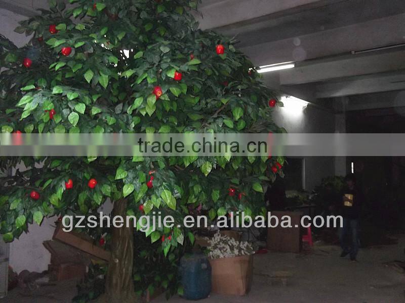 china wholesale factory make high imitated decorative artificial apple tree