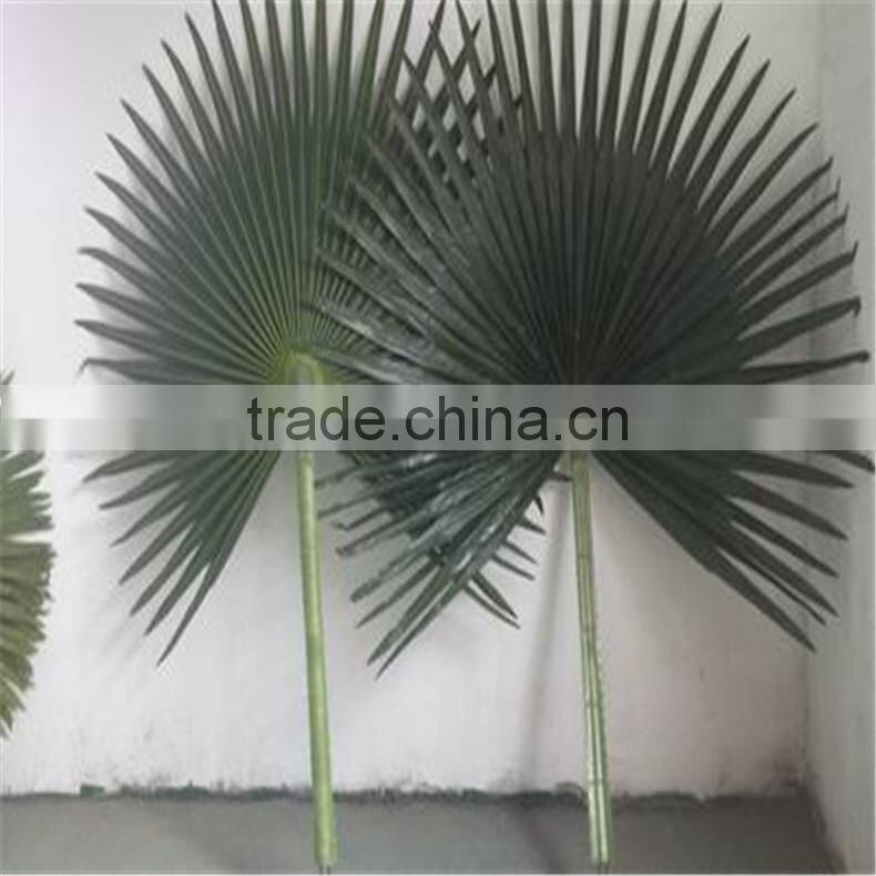 SJZJN 111 Big Amazing Balm Tree Leaves/High Imitation palm Tree Leaves Made in China Hot Sale