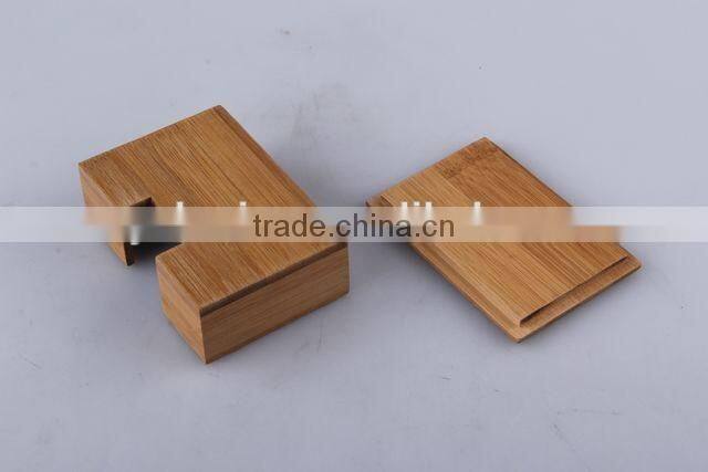 separable rectangular bamboo name card box