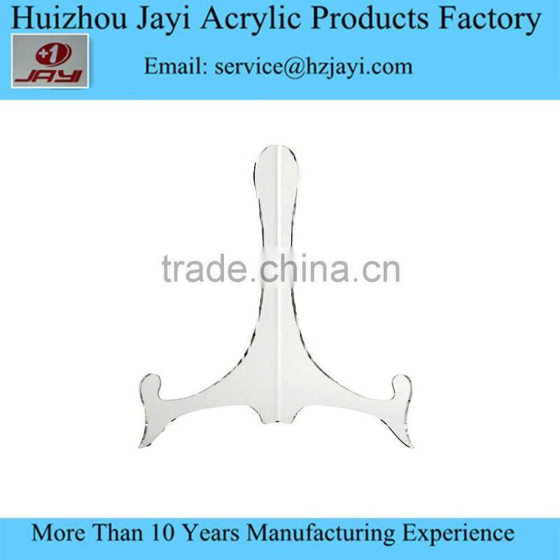 wholesale custom handmade 6 inch Acrylic lucite Plate Stand
