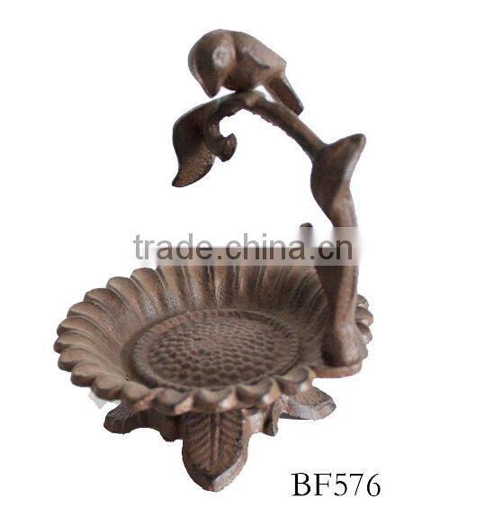 newly antique cast iron bird bowl bird feeder