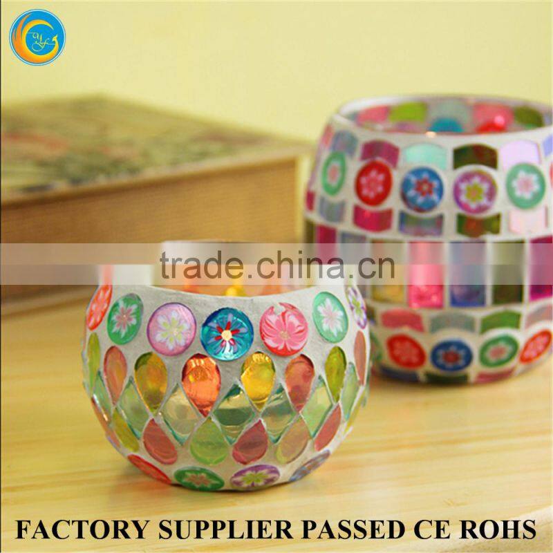 glass mosaic lamp glass votive holders