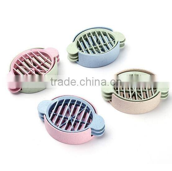 stock cheap multifunctional plastic egg slicer egg tools