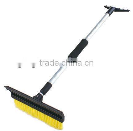 car plastic telescopic extension aluminum snow brush ice scraper with brush ice scraper and snow brush (RSCW-05)