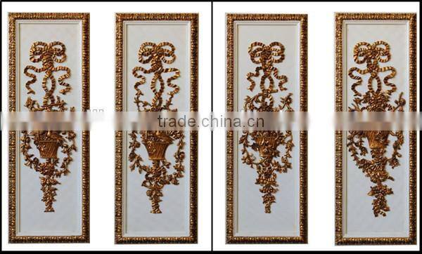 FA-330P-01 Leading antique gold frame with white panel