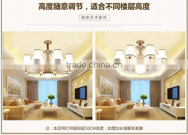 M961 Momoda elegant European Crystal modern living room bedroom lighting chandelier pendant lamp