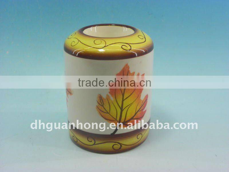 Round Ceramic Candlestick