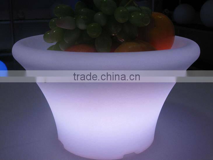 Flashing RGB LED fruit plate, LED fruit tray, LED fruit bowl