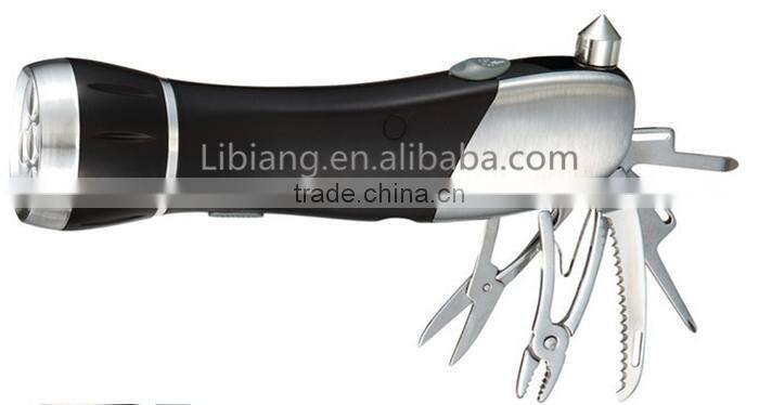 Special gift for men stainless steel multifunction torch Flashlight