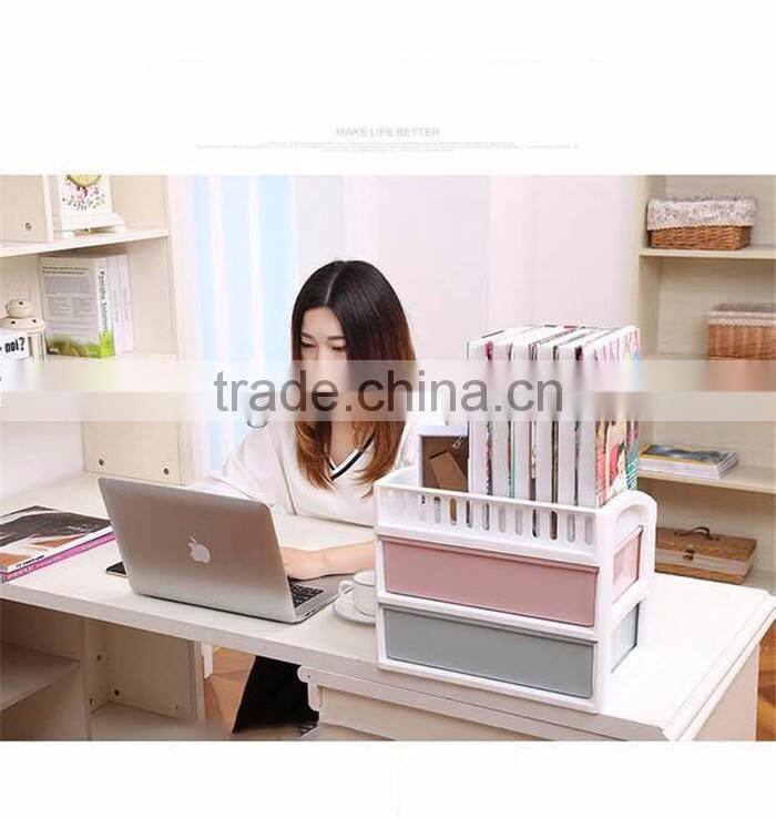 Two size of Macaron Plastic Desktop Drawer