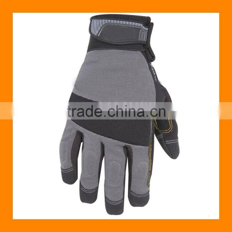 Best Price Custom Leathercraft Workright Handyman Flex Grip Work Gloves Industrial Safety Hand Mechanic Glove