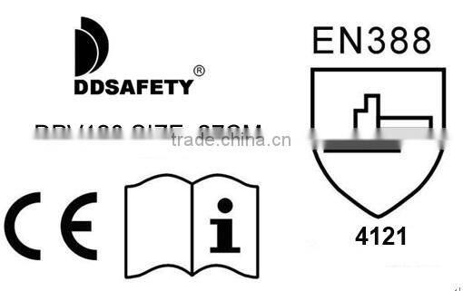 DDSAFETY Hot Sale Black PVC Gloves