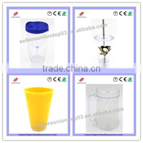 plastic reusable beer cooler cup