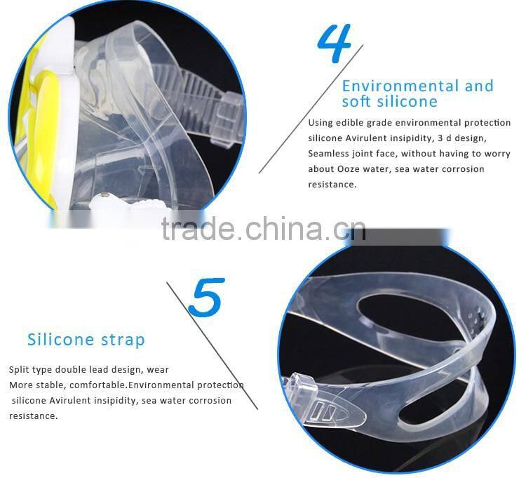 2017 Top professional and comfortable mask for snorkel