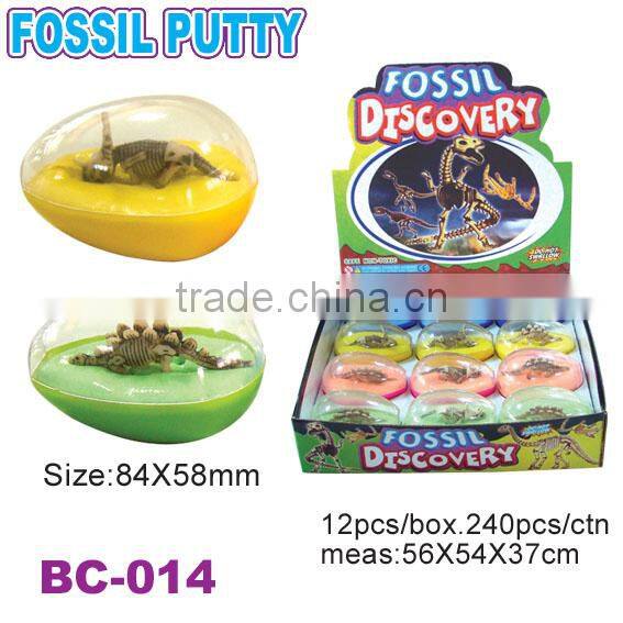 Promotional Dinosaur Fossil Foam Putty Toys for Kids