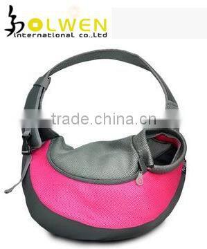 Comfortable pet carrier bag with Safety leash adjustable straps