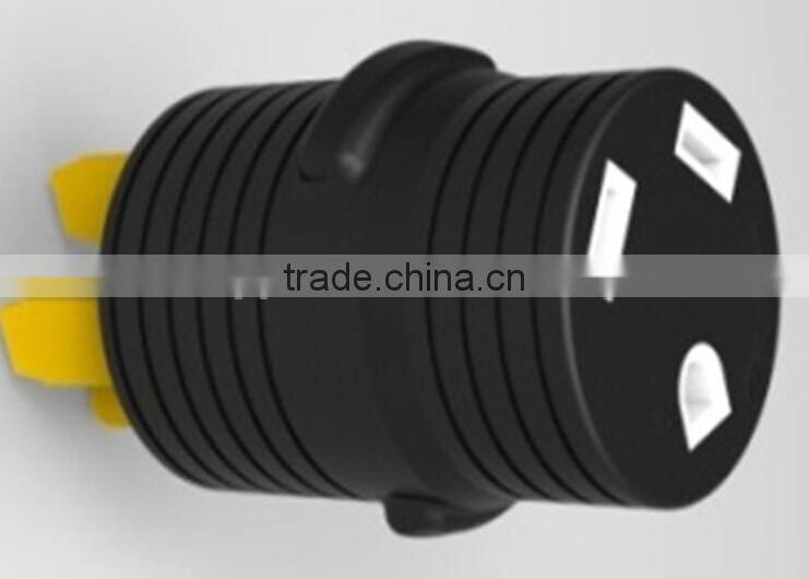 S10348 Round Generator Power Adapter, 30-Amp Female to 50-Amp Male