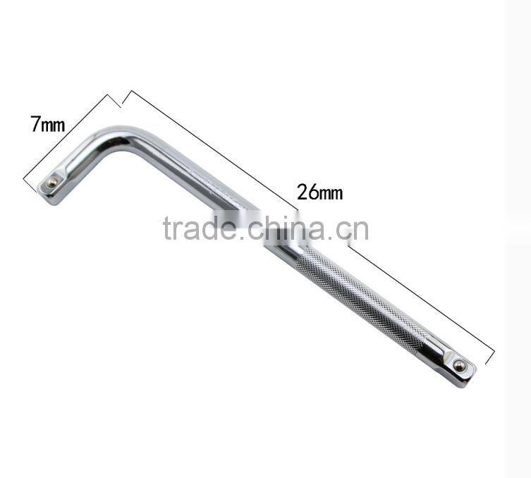 Berrylion 10pcs Socket Wrench Set 9pcs soket and 1piece 1/2" Mirror Curved Rod