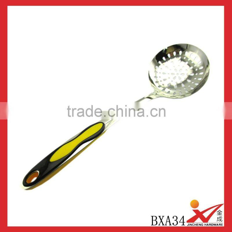 2016 New design factory price stainless steel strainer ladle
