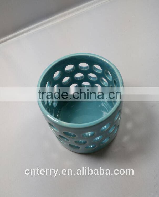 2015 newly launched Ceramic solar hollow out the lamp