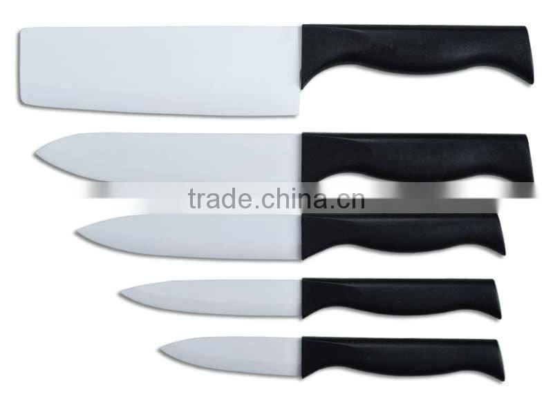 5 Pieces ABS Handle Zirconia Ceramic Knife