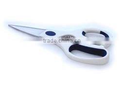 Plastic Handle White Kitchen Scissors With Stainless Steel RTKS004AP