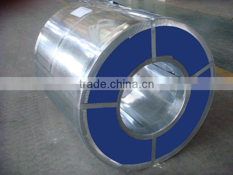 Galvanized steel coil for sheet metal roofing