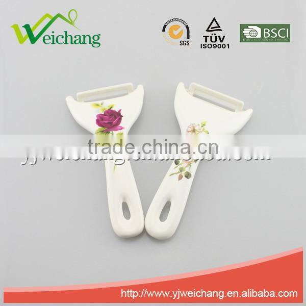 WCJ693 CERAMIC PEELER WITH TPR HANDLE , HIGH QUALITY , HOT SALE