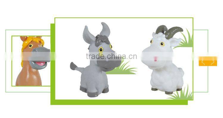 wholesale Kids toys soft rubber animal toys for kids