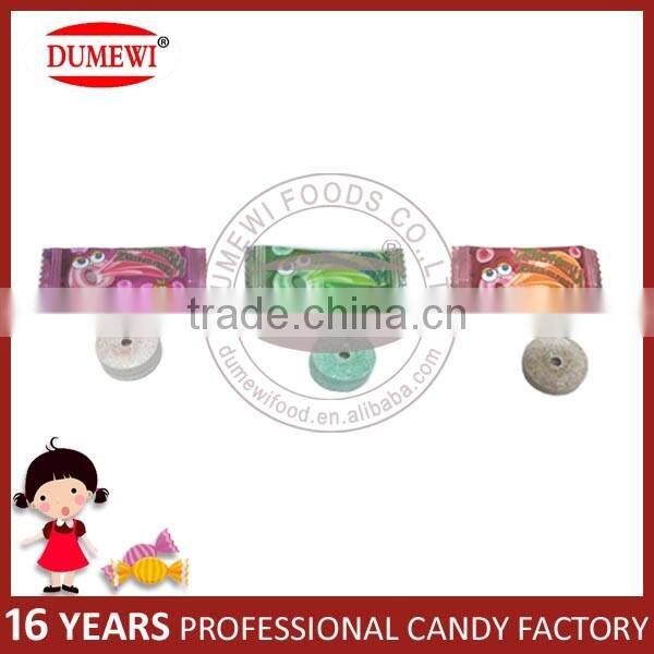 Multi Flavors Whistle Fruit Bubble Gum in Jar Package