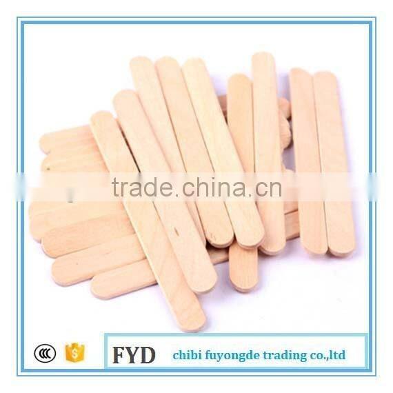 Bamboo ice cream sticks used flat bamboo stick