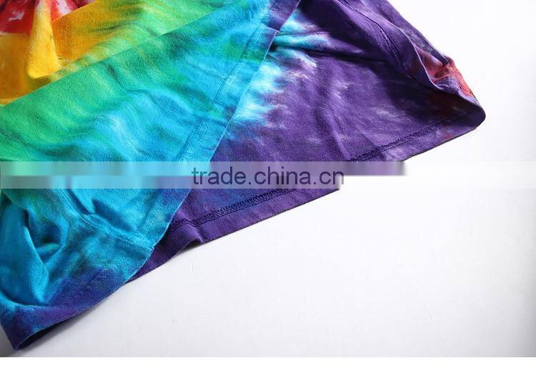 Men Tie Dye T-shirt , fashion colorful tie dye tees ,good cotton t shirts