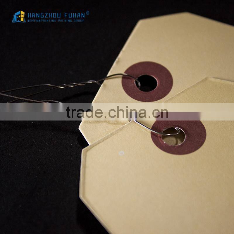 Wholesale Custom Hang Tag With Iron Wire For Outdoor Use