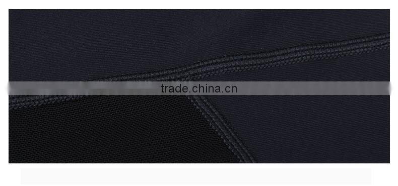 Sexy mesh insert yoga pants with hidden zipper pocket gym wear