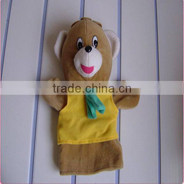New design hot teddy hand puppets bear puppets bear hand toys