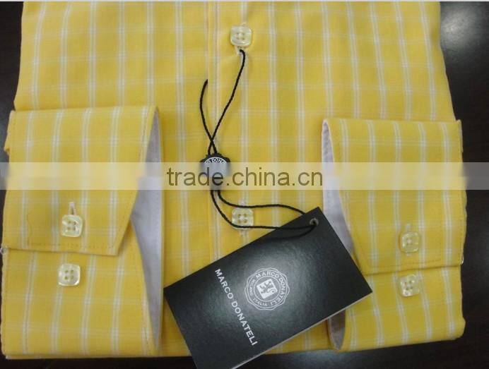 Man cotton dress shirts Mens dress casual checks shirts