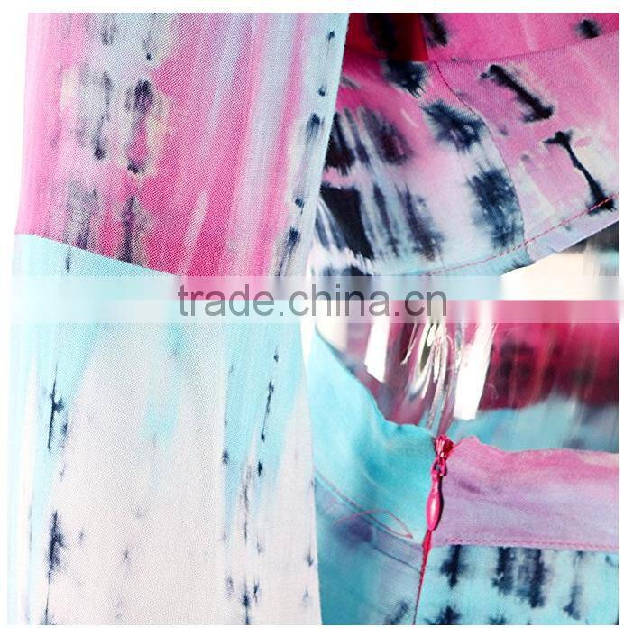 long skirt with kurti and tops for Women's Bohemian 2 Piece Crop Top High Waist Maxi Skirt Dress Set