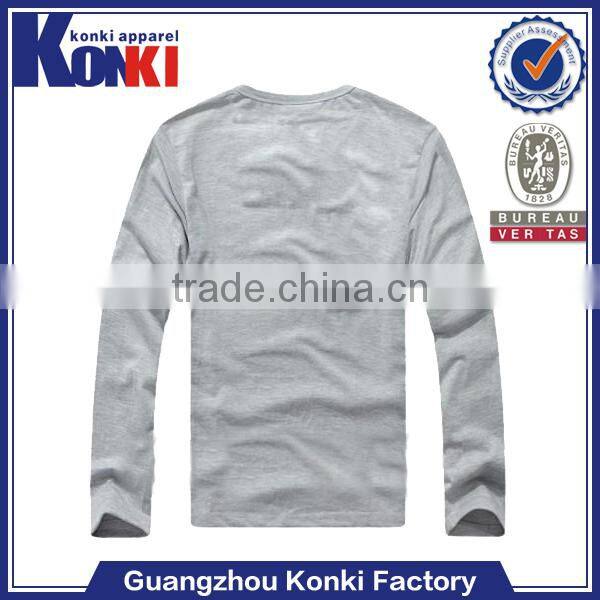 high quality organic cotton long sleeve tshirt