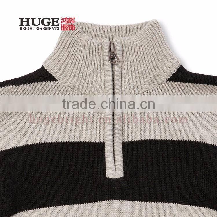 Boys Stripe Bespoke Customized Children Winter Knitted Sweater