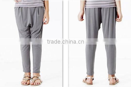 New pants design for girl kids harem pants OEM Guangdong