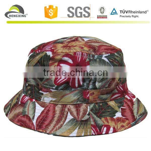 Unisex Hawaiian Palm Pineapple Cloche Bucket Hat Fishing Outdoor Beach Sun Caps